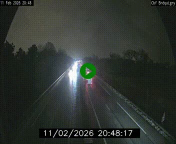 Webcam sur le périphérique de Rennes (N136) à hauteur du quartier Bréquigny, au sud de la ville