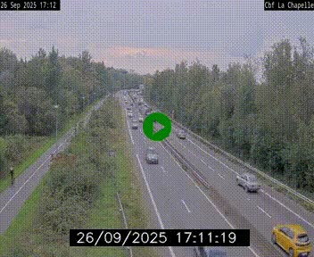 Webcam sur le périphérique de Nantes (N844) à hauteur de Porte de la Chapelle, au nord de la ville