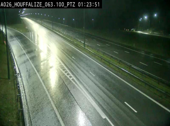 Caméra autoroute Belgique - Houffalize, E25 direction Liège