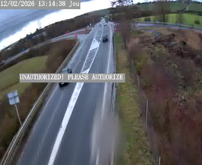 Point de vue trafic déployé sur D181a (France) à Sainte Marie aux Chênes, regardant vers Homecourt, aidant conducteurs et services à anticiper les flux.