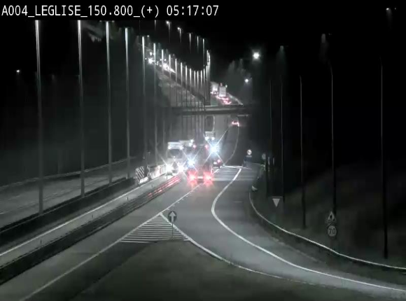 Caméra autoroute Belgique - Côte de Léglise, E411(A4) direction Luxembourg