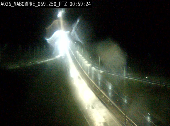 Webcam E25 (A26) à Mabompré. Vue orientée vers Liège
