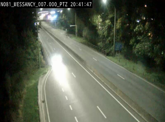 Webcam sur la N81 (E411) à hauteur du Cora Messancy. Vue orientée vers Arlon
