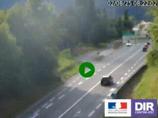 Webcam info trafic à proximité de Vizille sur la N85, au niveau du point de vue du Saut du Moine à Champagnier