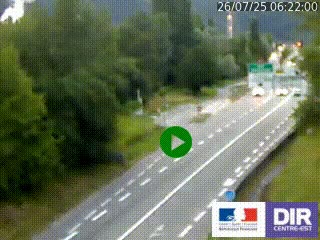 Webcam info trafic à proximité de Vizille sur la N85, au niveau du point de vue du Saut du Moine à Champagnier