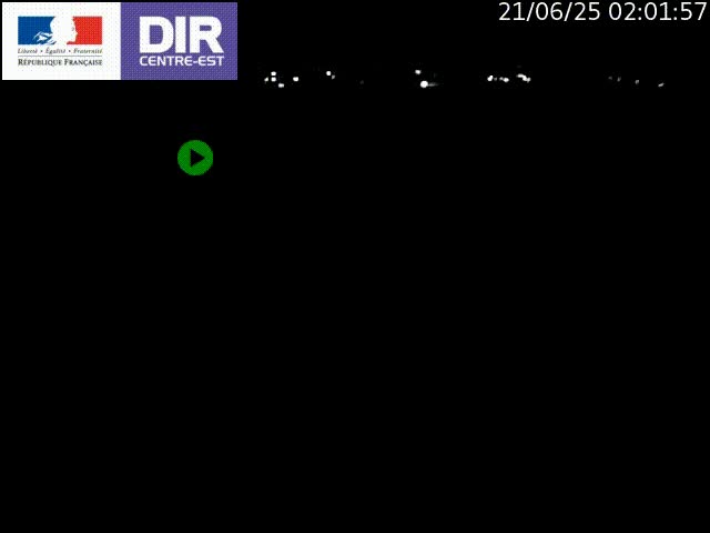 Webcam sur le contournement de Valence, sur la Nationale 7, caméra orientée vers Lyon