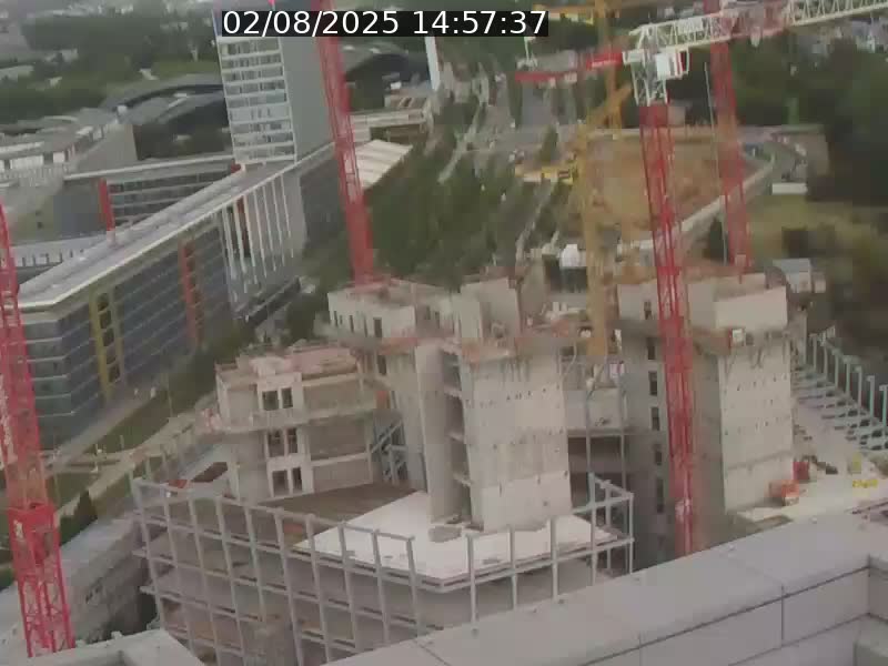 Webcam sur l'avenue John Fitzgerald Kennedy (N51) avec vue orientée vers le Findel