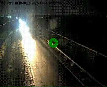 Webcam à hauteur de Vert-en-Drouais sur la N12, en périphérie de Dreux. Vue orientée vers Alençon