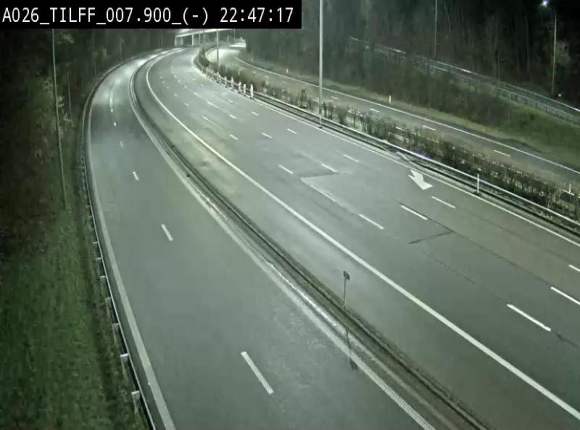 Webcam autoroute A26/E25 à Esneux, en Belgique en direction Luxembourg - BK 7.9