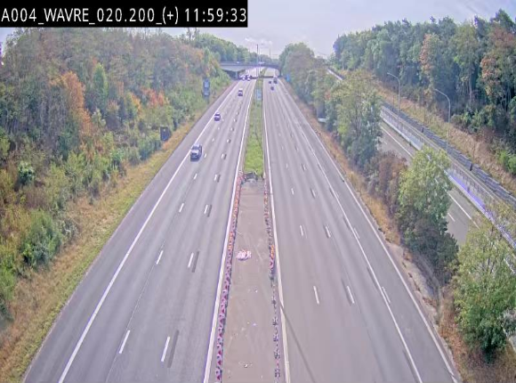 Webcam @ Wavre-sud KP 19.6, A4/E411