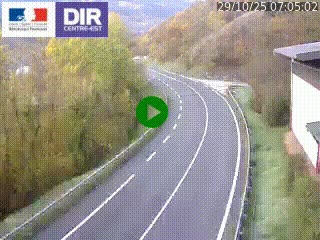 Caméra trafic sur la N90 à Bourg-Saint-Maurice, en provenance d'Aoste et en direction d'Albertville