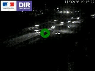 Caméra routière à hauteur de la sortie 15 Chambéry-centre au PK 4,103 en direction d'Albertville