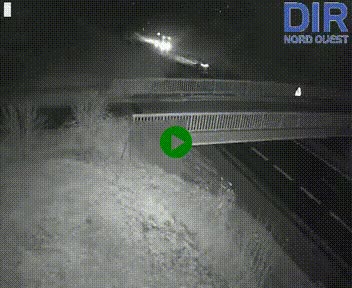 Webcam sur A84 à hauteur de Pont-Farcy, au niveau du pont autoroutier sur la Vire, au sud de Saint-Lô