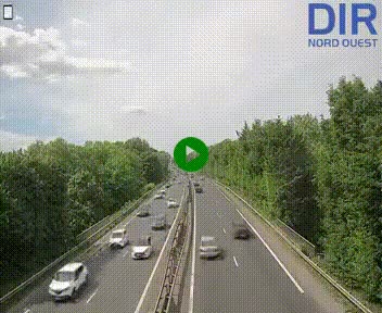 Webcam sur le périphérique de Caen (N814) à l'est de la ville, à Mondeville hauteur de la sortie 2, Presqu'île-Rives de l'Orne, au bout de l'autoroute A13