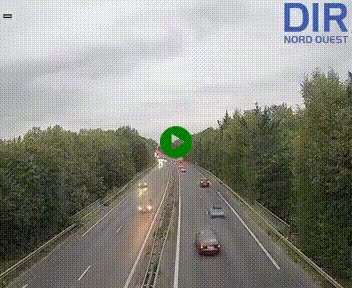 Webcam sur le périphérique de Caen (N814) à l'est de la ville, à Mondeville hauteur de la sortie 2, Presqu'île-Rives de l'Orne, au bout de l'autoroute A13