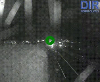Webcam au début de l'A84 sur le périphérique Ouest de Caen (N814) à hauteur de la sortie 9, Porte de Bretagne