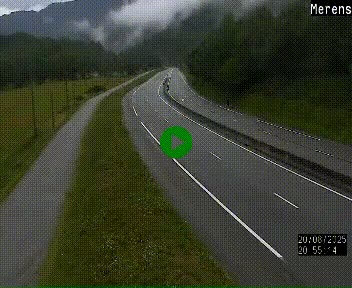 Webcam Ax-les-Thermes sur N20, en direction d'Andorre