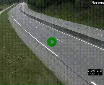 Webcam Ax-les-Thermes sur N20, en direction d'Andorre