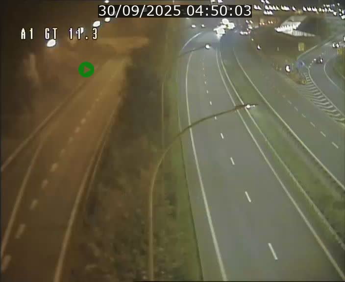 Traffic live webcam Luxembourg Senningerberg - A1 direction Allemagne - BK 11.3