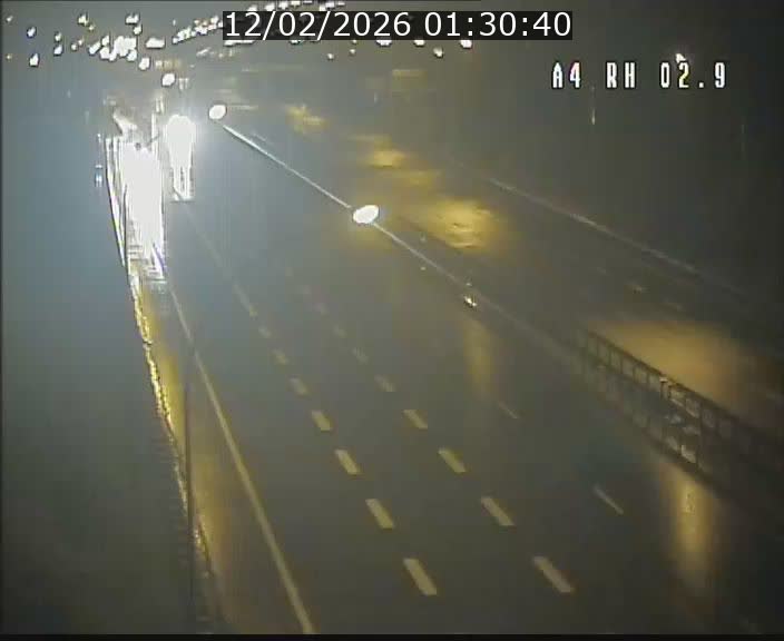 Webcam traffic A4 Luxembourg - BK 2.9 - Croix de Cessange (direction Luxembourg)