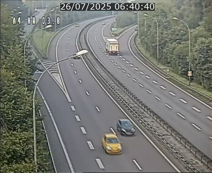 Webcam traffic A4 Luxembourg - BK 3.8 - Leudelange (direction Esch sur Alzette)