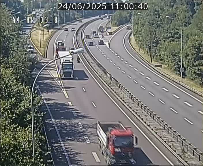 Webcam traffic A4 Luxembourg - BK 3.8 - Leudelange (direction Esch sur Alzette)