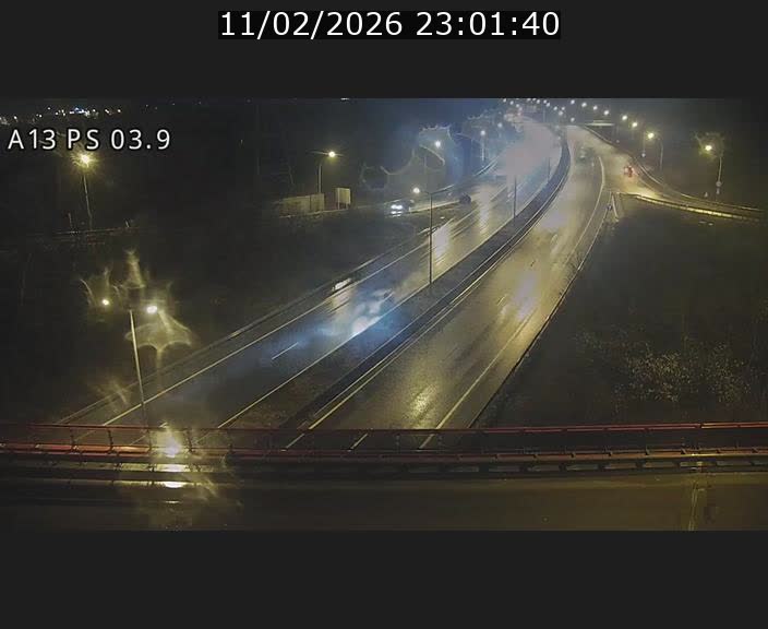 Traffic live webcam Luxembourg Differdange - A13 direction Esch-sur-Alzette - BK 3.9