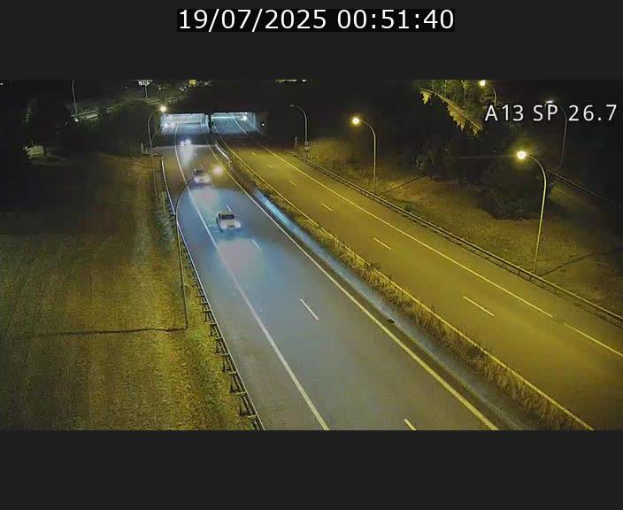 Traffic live webcam Luxembourg Frisange - A13 direction Luxembourg-ville - BK 26.7