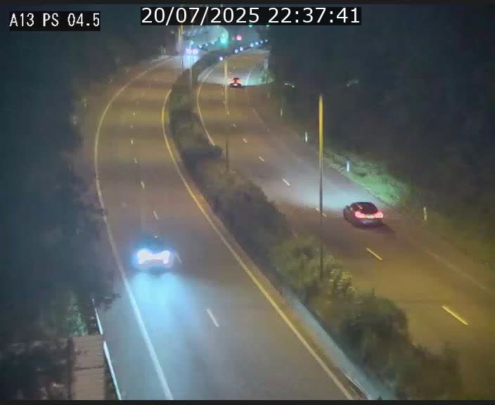 Traffic live webcam Luxembourg Differdange - A13 direction Esch-sur-Alzette - BK 4.5