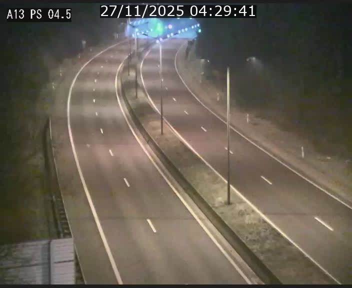 Traffic live webcam Luxembourg Differdange - A13 direction Esch-sur-Alzette - BK 4.5