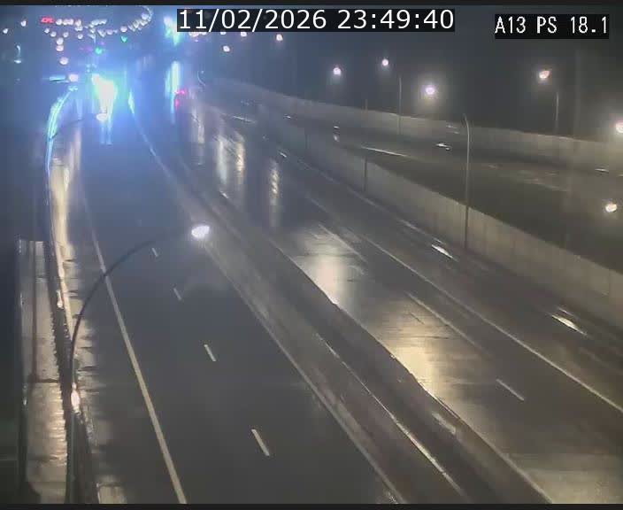 Traffic live webcam Luxembourg Dudelange - A13 direction Croix de Bettembourg - BK 18.1