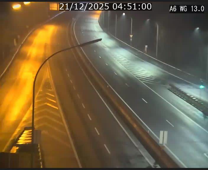 Traffic live webcam Luxembourg Mamer - A6 - BK 13 - direction Luxembourg/France/Allemagne