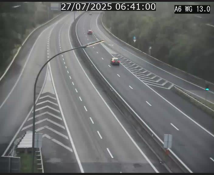Traffic live webcam Luxembourg Mamer - A6 - BK 13 - direction Luxembourg/France/Allemagne
