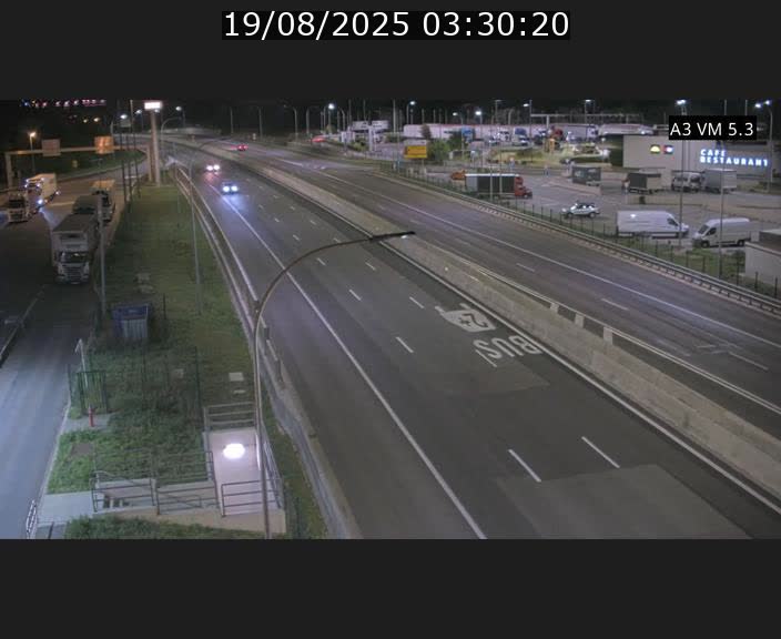 Traffic live webcam Luxembourg Aire de Berchem - A3 - BK 5 - direction France