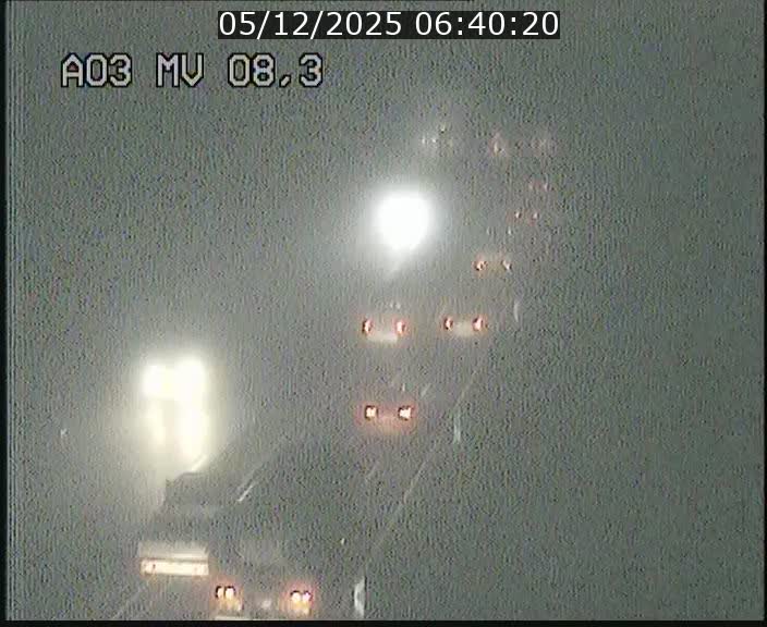 Webcam Autoroute après la Croix de Bettembourg en direction de Luxembourg sur l'A3