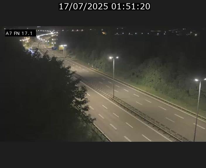 Caméra trafic Luxembourg - A7, Merscherbierg direction Mersch