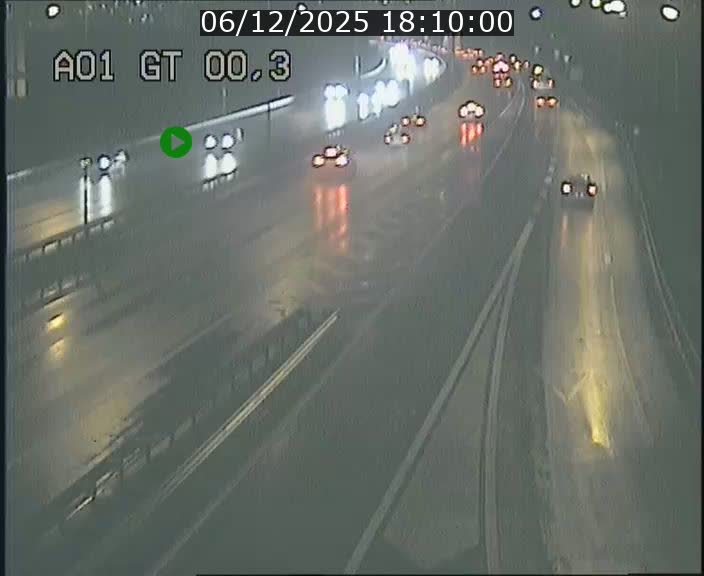 Traffic live webcam Luxembourg Croix de Gasperich - A1 direction Kirchberg - BK 0.3