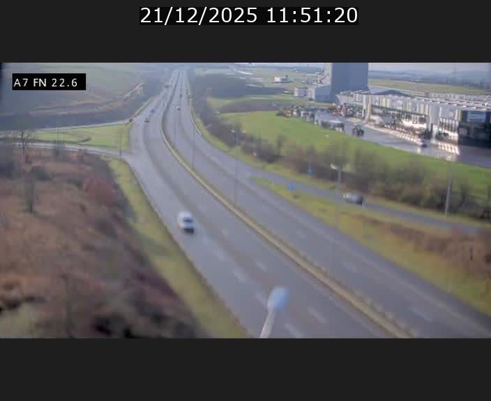 Caméra trafic Luxembourg - A7, Colmar-berg direction Mersch