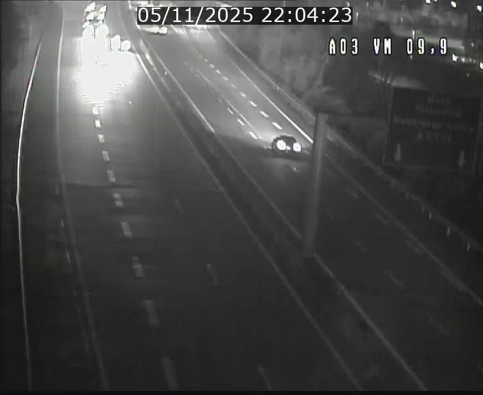 Webcam Autoroute à la Croix de Bettembourg - A3 - BK 9.9 - direction France