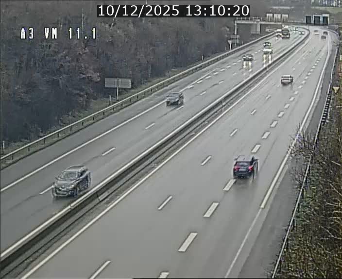 Webcam à la frontière franco-luxembourgeoise, avant la Croix de Bettembourg - BK 11.1 - direction Luxembourg-ville