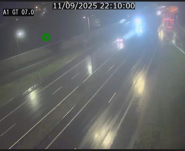 Traffic live webcam Luxembourg Cents - A1 direction Kirchberg - BK 7