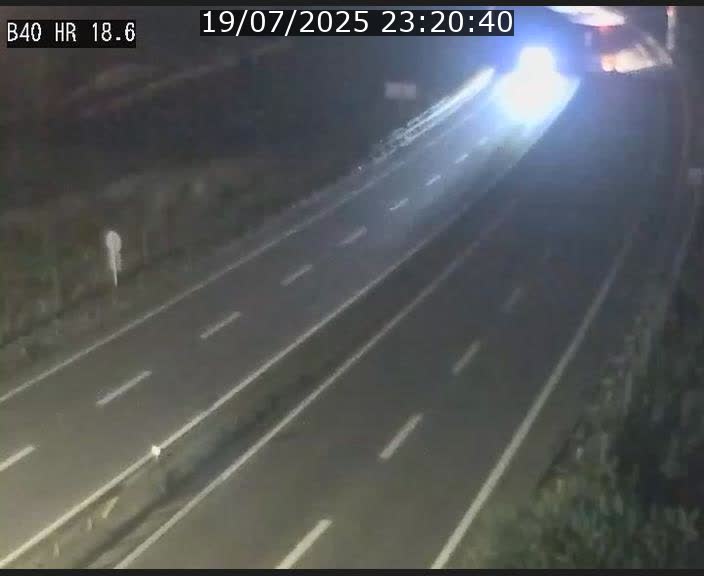 Webcam sur la route de liaison entre Micheville et Esch-Belval à la frontière entre le Luxembourg et la France. Vue orientée vers la Lorraine.
