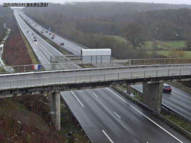 Caméra autoroute France - A31, Zoufftgen direction Luxembourg-ville, à la frontière entre la France et le Luxembourg