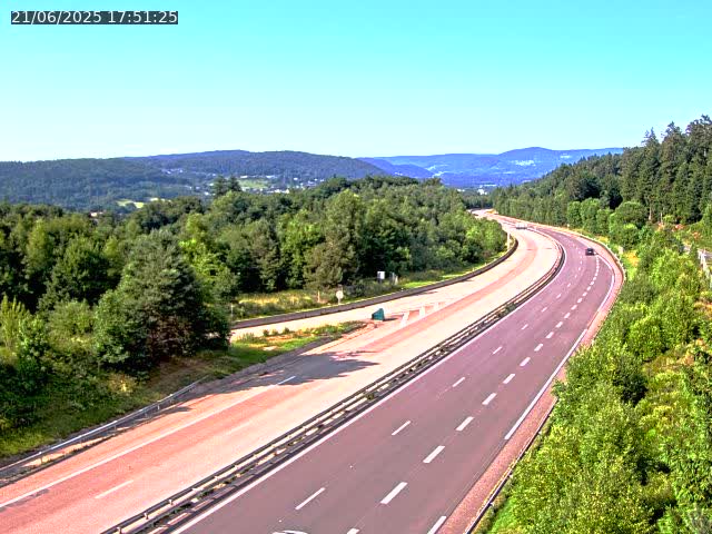Caméra autoroute France - N57, Côte de la demoiselle direction Remiremont