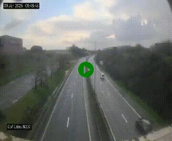 Webcam située à la Rochelle, à la fin de la N237 avant l'accès au péage du Pont de l'Île-de-Ré