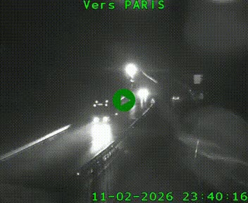 Caméra routière sur l'autoroute A20 à Bessines-sur-Gartempe. Vue orientée vers Paris