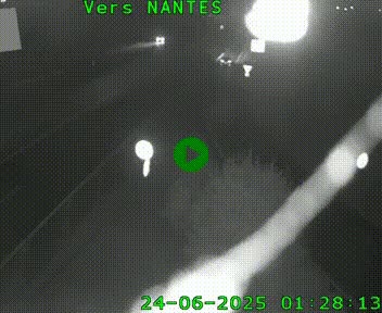 Webcam N147 au nord de Poitiers et à la jonction avec la A10