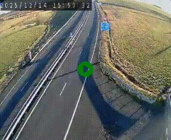 Caméra autoroute A75 à hauteur du col de la Fageole en direction de Clermont-Ferrand