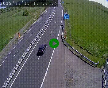 Caméra autoroute A75 à hauteur du col de la Fageole en direction de Clermont-Ferrand
