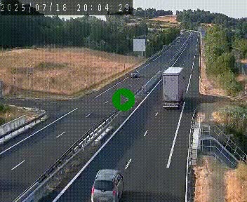 Caméra autoroutière France - A75, Coren, en direction de Montpellier